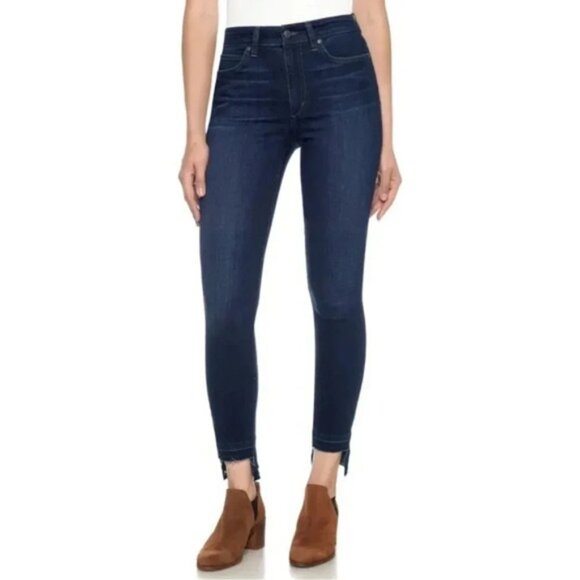 Anthropologie Joe’s Jeans Women’s Skinny Jeans Flawless Charlie High Waist Dark - Picture 1 of 16
